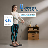 Smart Body Composition Scale with 8-Electrodes & 28 Metrics - B8T30i - Black