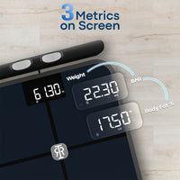 Smart Body Composition Scale with 8-Electrodes & 28 Metrics - B8T30i - Black